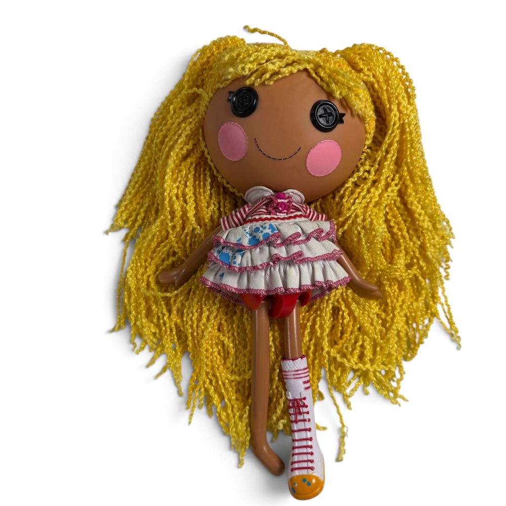 Lalaloopsy Spot Splatter Splash Doll Yellow Yarn Hair Button Eyes 2013 MGA